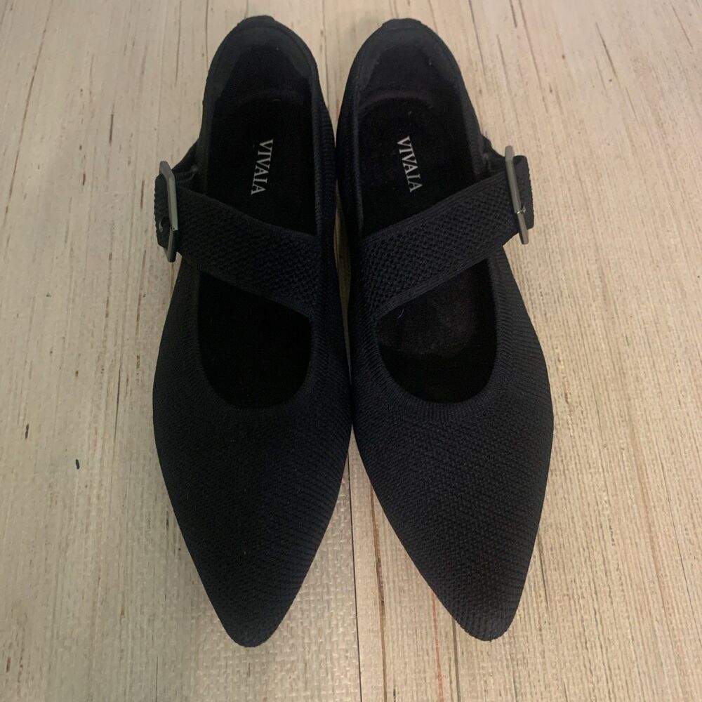 VIVAIA Women Pointed Toe Mary Jane Flats Maria Comfort  Shoes Office Casual US 7
